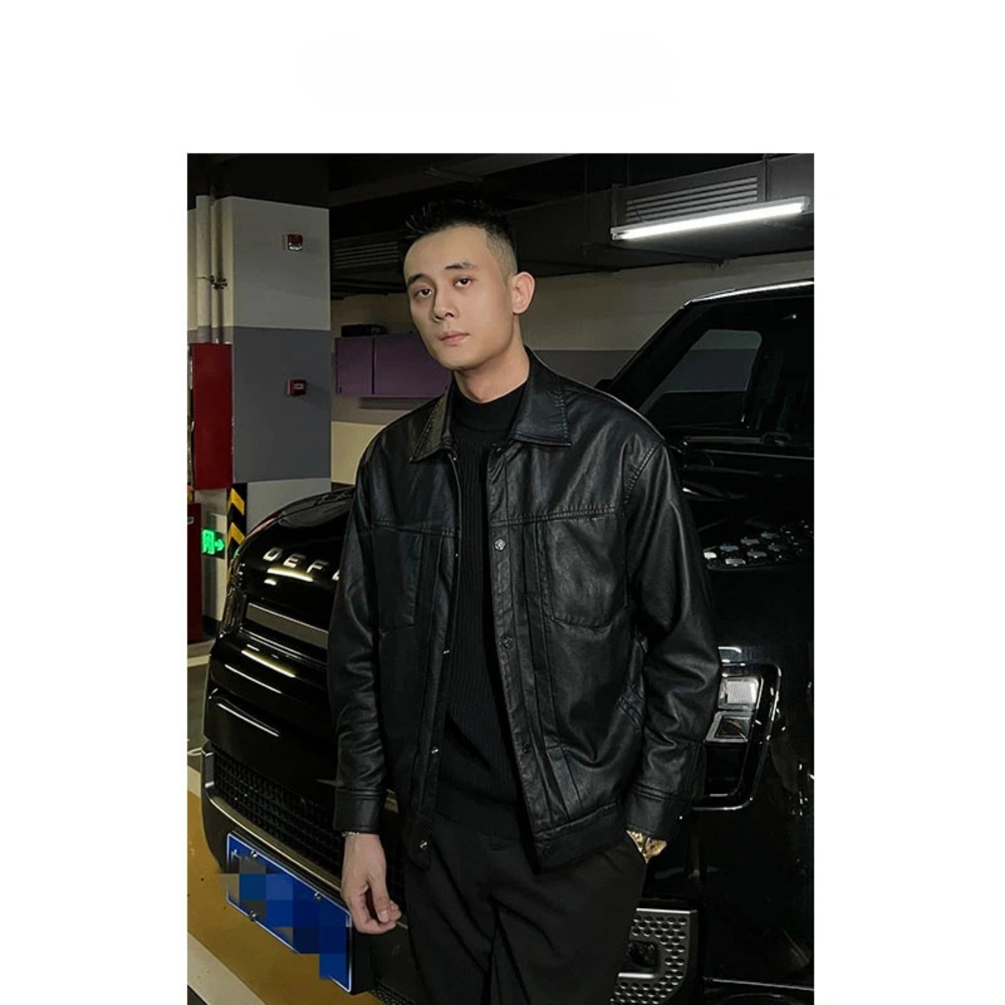 时尚潮流夹棉翻领夹克轻奢高品质