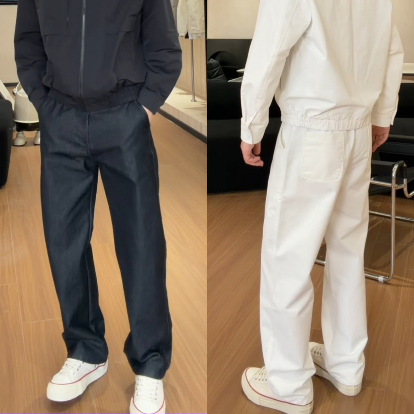 春季男士美式复古街头直筒休闲