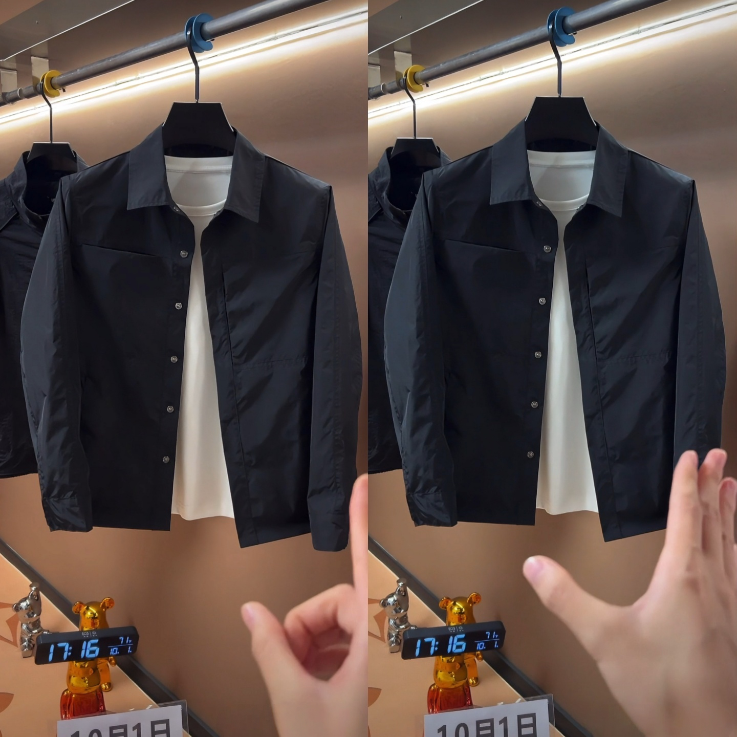【直播间同款】高品质翻领夹克秋季新款男士时尚简约百搭高级潮流