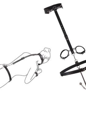 BDSM Handcuffs Anal Hook Mouth Plug Collar Slave Bondage Kit