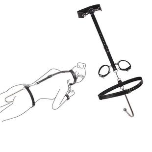 Hook Mouth Bondage Handcuffs Kit Slave Anal Collar BDSM Plug