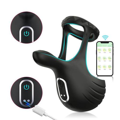 Cockring Sex Toys for Men Couple Rings Silicone Penis Vibrat
