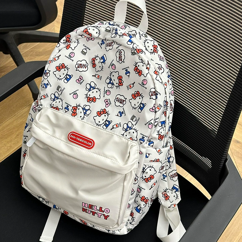 hellokitty书包初中小学生女生高中生双肩背包大容量韩式学院风厚