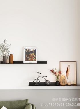 YF-03501上约铁艺墙置物架简壁现代卧室沙发电视墙背景一字隔板挂