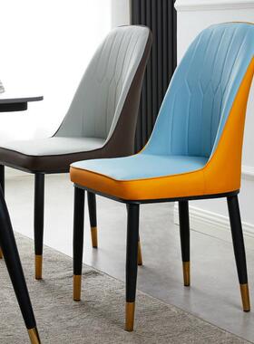 轻餐椅家酒店洽背谈奢椅子QWT休闲桌椅简约用现代靠椅化妆凳子