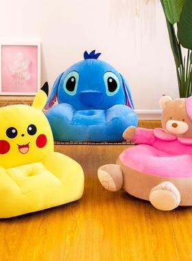 毛驴小沙发网款儿童座靠椅家用卡通折叠背阅公主软卧室PNI红读榻