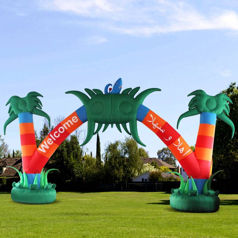 厂家创意充气啤酒拱门异型气模户外广告大型活动开业庆典酒瓶拱门