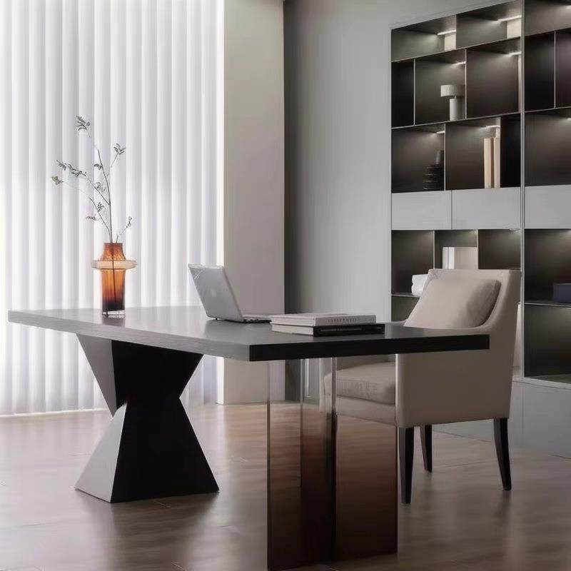 现代约家咨询客服用书桌亚克力脑桌客厅实电木作办公桌简约设计简,商业/办公家具,办公电脑桌,淘宝优惠券,粉丝福利购,淘宝优惠卷