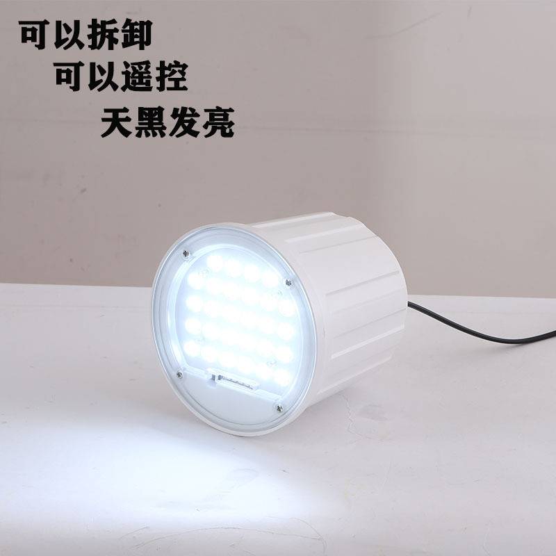 LED太阳能灯户外吊灯庭院灯家用阳台院子室内照明灯室外挂灯遥控