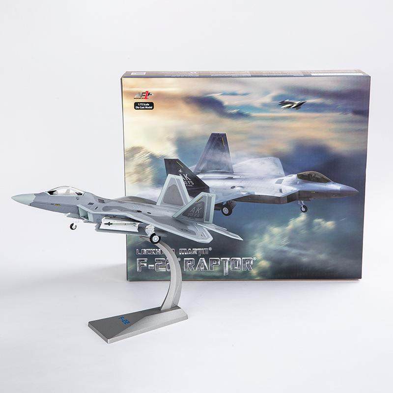 1EFA：72斗猛禽斗机飞机模型沫模型仿真轰炸机合泡金战机模战型玩