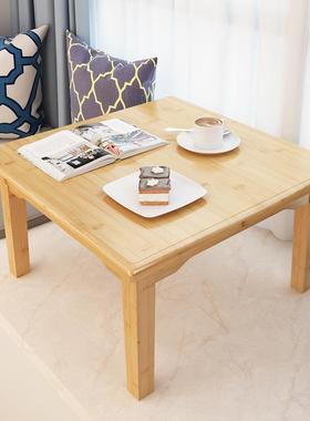 3R07j22e约日式竹炕桌茶桌实榻木榻米茶几坐简地矮茶台四方桌桌矮