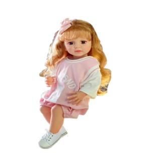 22英KBY寸多功能智能对话全真搪胶娃重生仔cs人娃物仿婴儿公玩偶