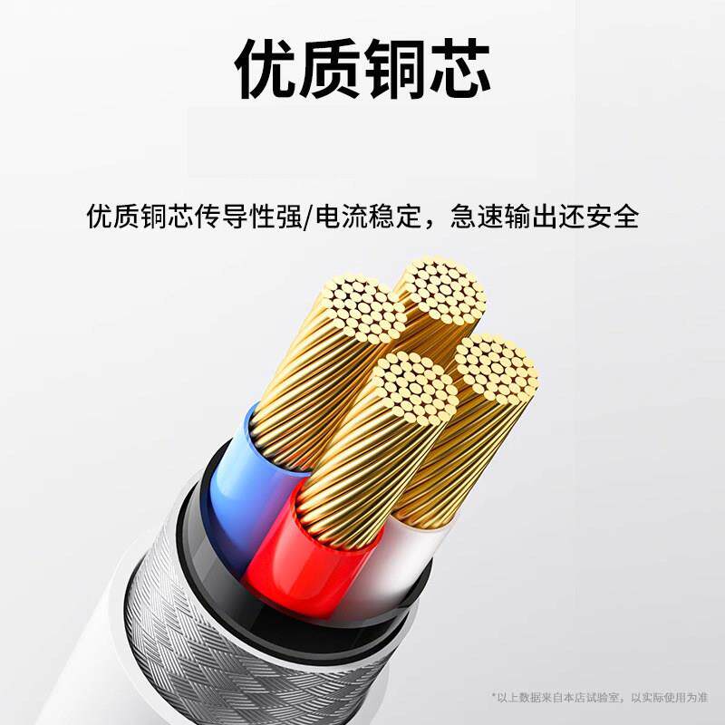 时i途安卓数式据线线老充电线线mcro适用于于小米红米oppo华为viv魅族梯形口小风扇台灯(M4-050移动充蓝牙耳