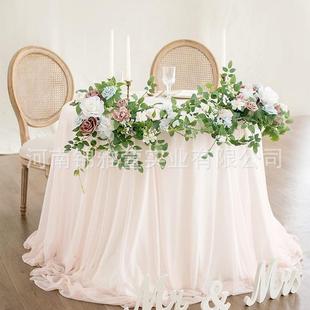 厂家供件造货 6682饰2套假车花热卖 仿真桌花人婚礼拱门婚装 JYX