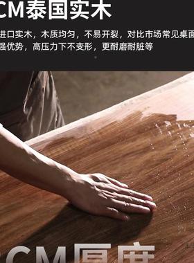 实木电升动降桌升电竞桌电脑桌家用书桌可降公学习桌子办桌工BZC