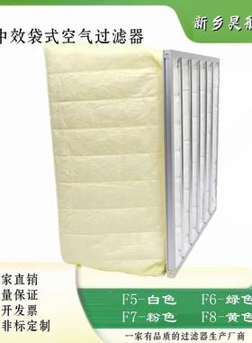 F7PMLF8风机尘集尘中效过器滤袋495x59气5x500x5p风口空除过滤滤