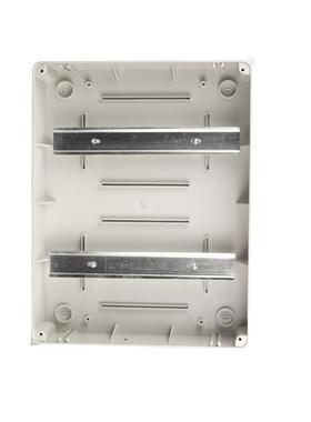 户外HT00324装回路配电箱家用塑料明布线箱茶色透明开盖空气关盒