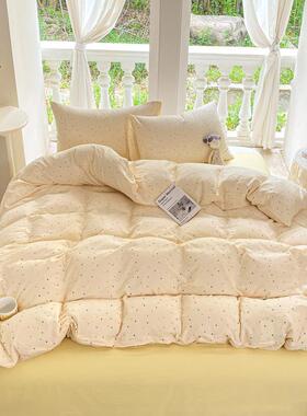 (姞姞)2502热层销款云JNH感双纱单件被新套