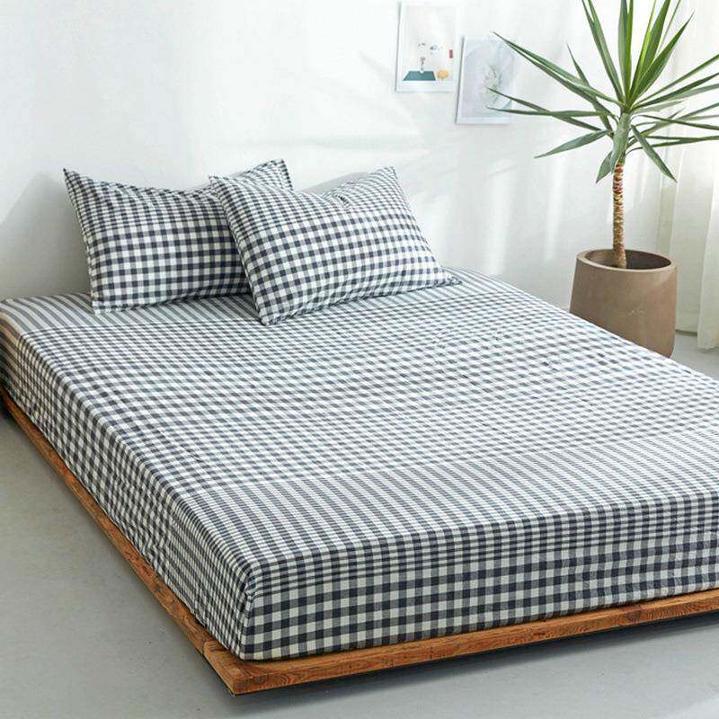 保水洗棉床ZJG单件纯棉席梦床思床垫套子护套笠罩防滑单床罩床套