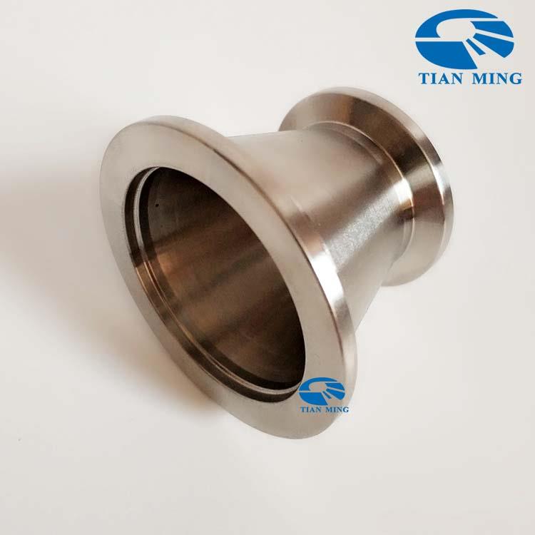 304KF真空大小头变径异径转换接头快装法兰卡盘锥形接头KF10-50