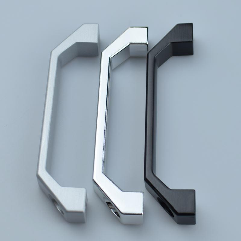铝合金LS520方形U型拉手C12箱柜体把手LS06抽屉设备AKL孔距130
