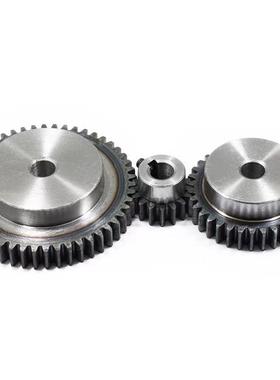 直齿轮 正齿轮带台阶齿轮 凸台齿轮1.5模421.5模45齿1.5模4850齿