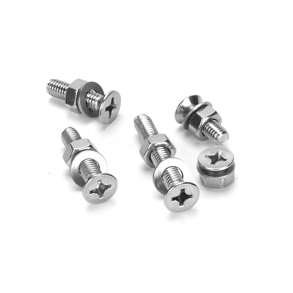 201不锈钢平头螺丝螺母套装大全十字沉头螺钉组合M2M3M4M5M6M8mm