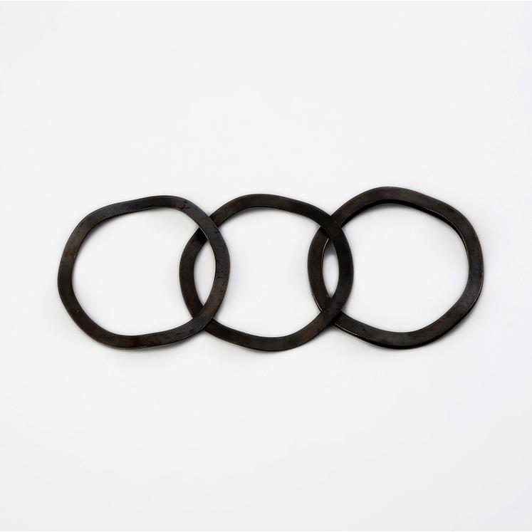 JB/T7590波形垫圈弹簧波纹垫片三波峰垫圈波型波浪垫圈M3-M100