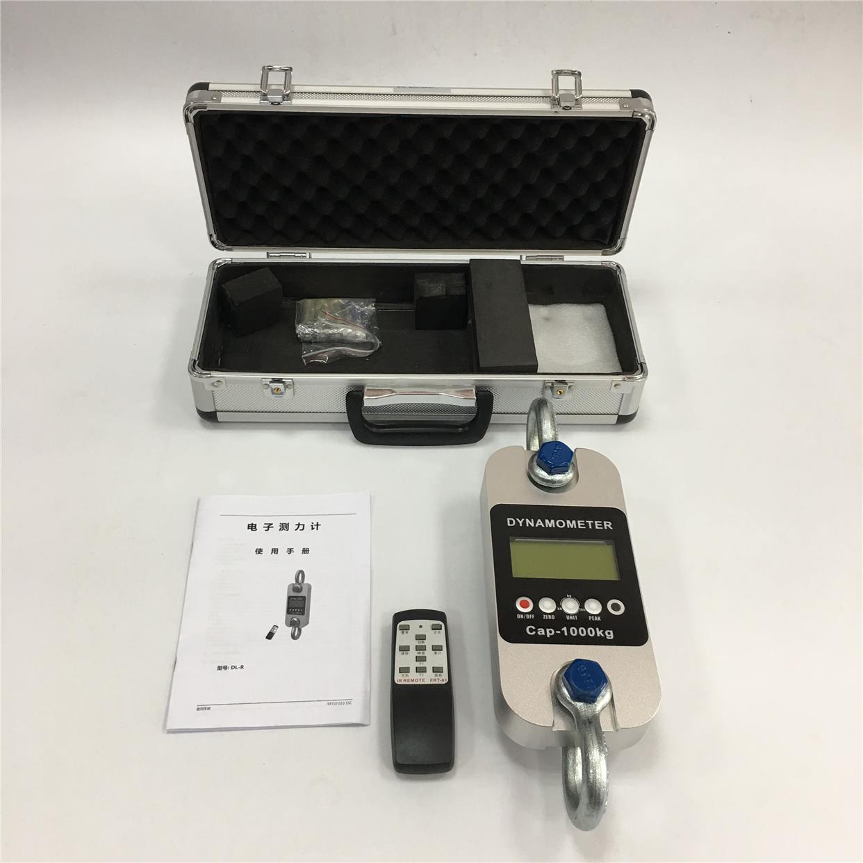 DL-W3-20T数显式拉力测试仪1T2T3T5T10T测力计无线遥控款