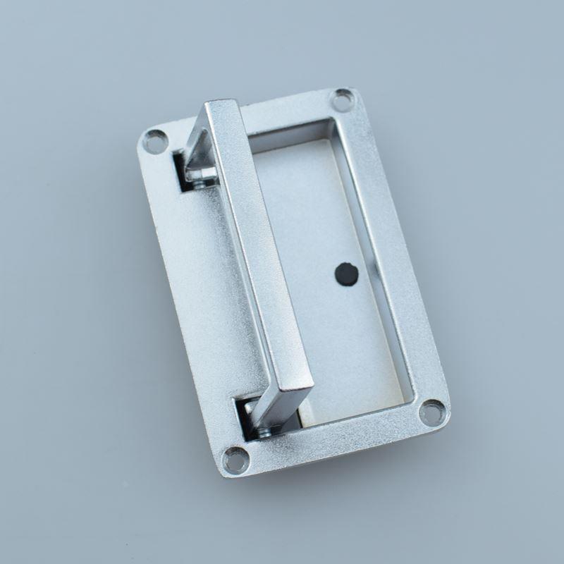 海坦 电柜拉手机箱机柜暗藏式抽手PL003-1,LS512砂铬锌合金把手