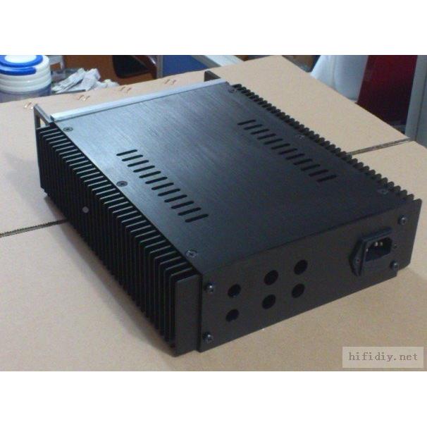 2107功放箱加强版 全铝机箱 两侧散热小机箱