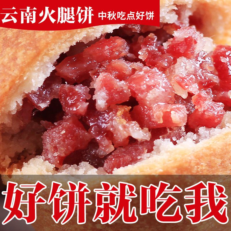 云腿月饼云南特产宣威火