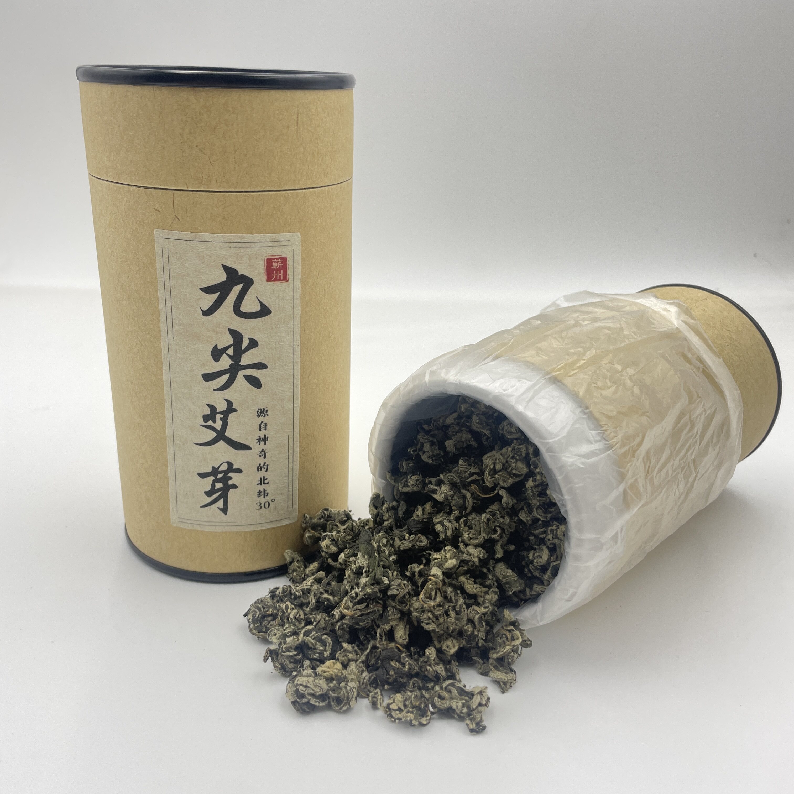 蕲春艾叶九尖艾尖艾芽养生艾芽嫩尖