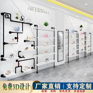 鞋子鞋店专用鞋架展示架服装店上墙童鞋商场店铺包包陈列架展示柜