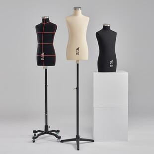 凌华国标儿童半身立体裁剪人台小孩服装设计打版制衣模特立裁人台
