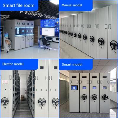 密集架档案室手摇档案架电动智能密集柜文件资料架轨道移动档案柜