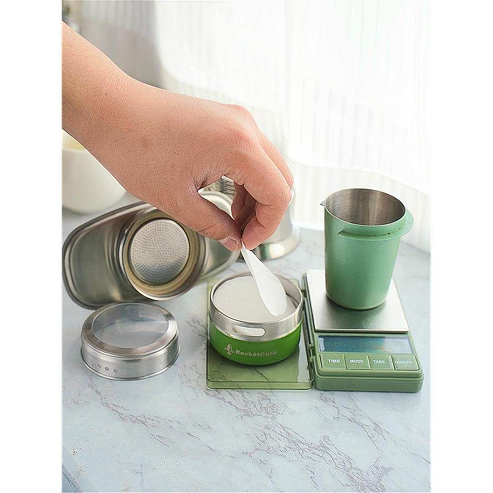 火箭家露营系列丸形滤纸金属收纳盒摩卡壶 D特压滤纸收纳