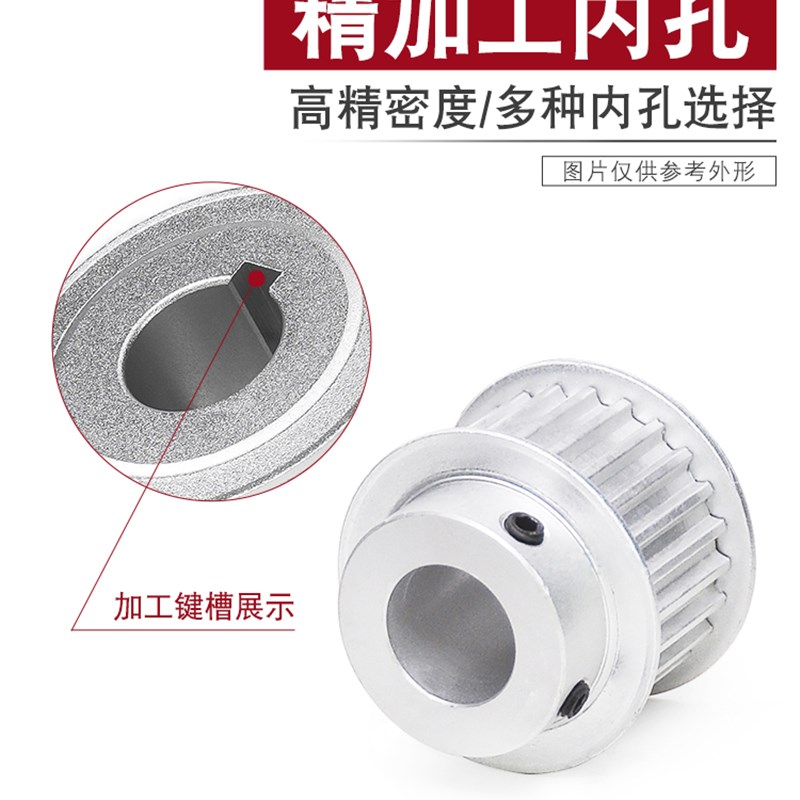 热销S5M同步轮 S5M30齿S5M30T 槽宽27 BF型小台阶/凸台阶同步轮皮