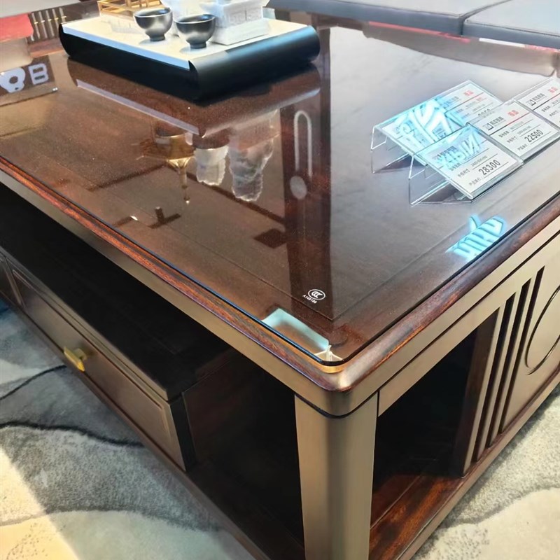 热销批量定制5/6/8/10MM单双面斜边钢化玻璃桌面茶几斜边木门门窗