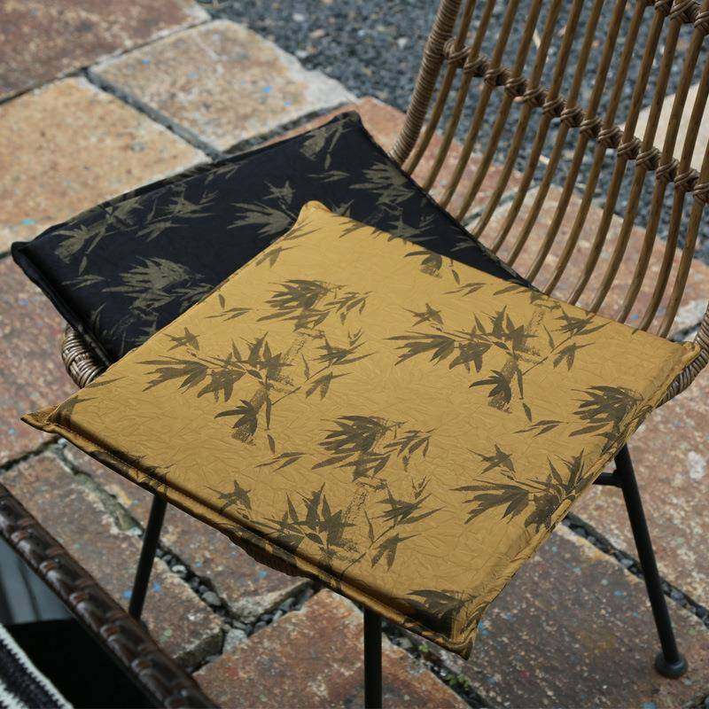 新中式坐垫花园竹子座椅垫子飘窗垫方形绸缎海绵座垫新品,居家布艺,美臀垫/保健坐垫,淘宝优惠券,粉丝福利购,淘宝优惠卷
