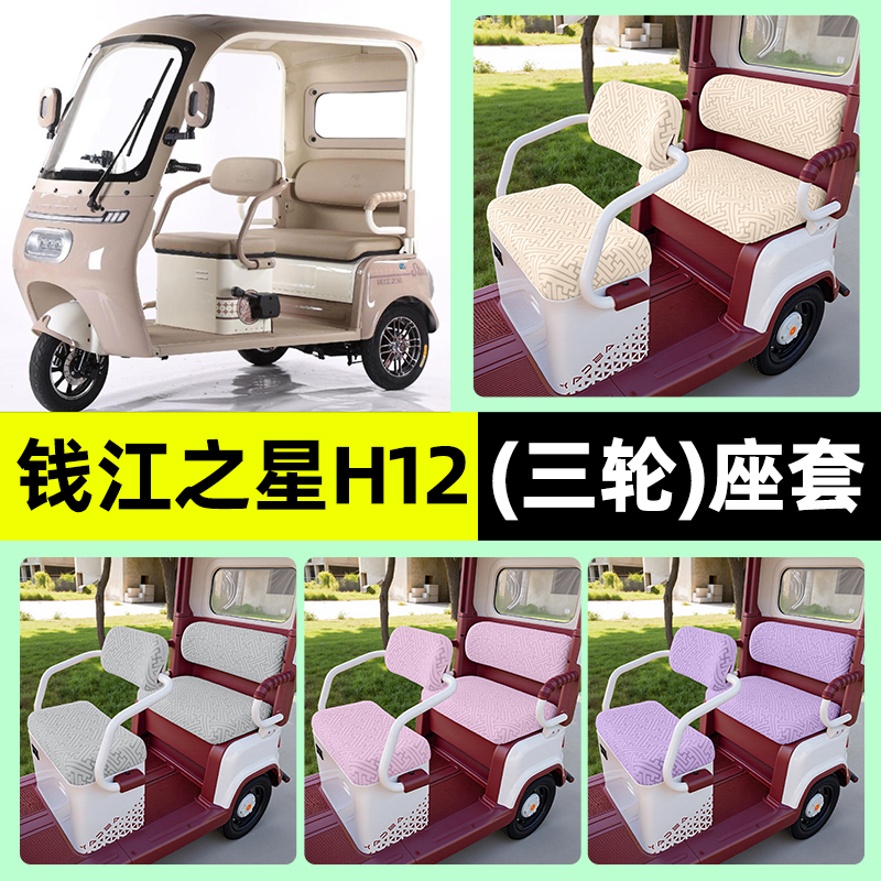 适用【钱江之星H12】三轮车座套