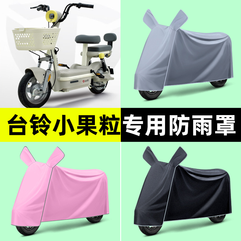 台铃小果粒优享版电瓶电动车专用防晒防雨罩车衣改装饰小配件大全
