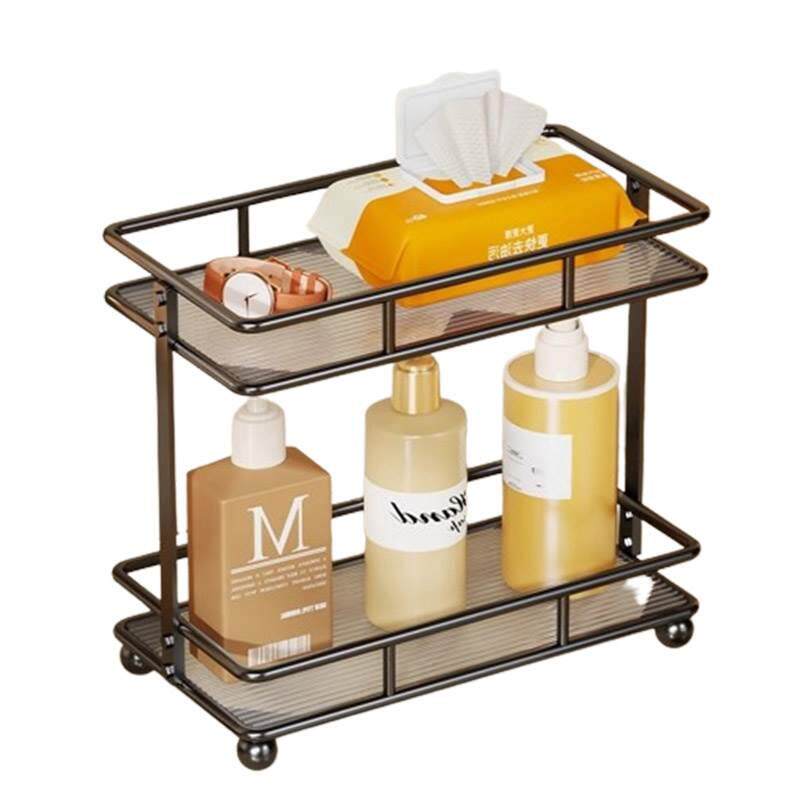 桌面置物架学生宿舍化妆品收纳架办公室台面储物架浴室牙刷牙杯架