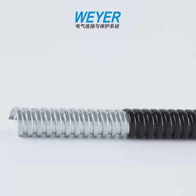 JSH-PE  型包塑金属软管 (P3)电线电缆套管黑色灰色塑料文依电气