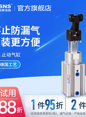 山耐斯RSA/RSH/RS1H/RS2H阻挡气缸缸径DL/BM/BL/DM/TL/TM带锁定制