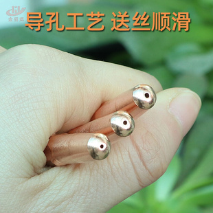 金佰焊导电嘴铬锆铜0.8 1.0 1.2紫铜送丝嘴二保气焊导电咀