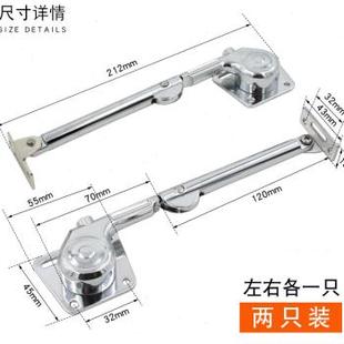 急速发货油压支伸缩杆液压上翻门拉杆下翻门支撑臂整体橱柜门吊柜