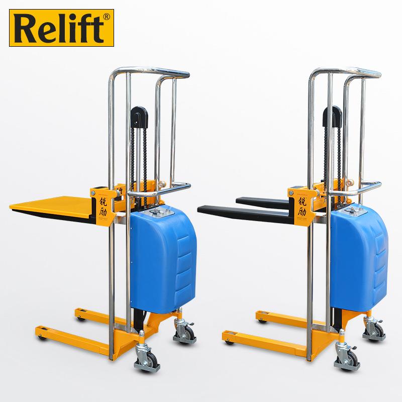 EJ4120便携式轻型电动堆高车同款迷你电动叉车行李升高工位车