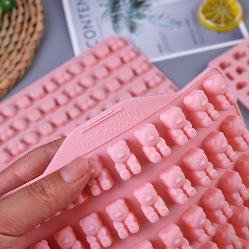 【正品旗舰店】韩式卡通恐龙小熊果汁QQ糖模具手工糖果巧克力软糖