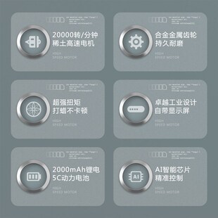汽车抛光机无线打蜡机车载小型打磨E机电动工具车用家用数显打磨